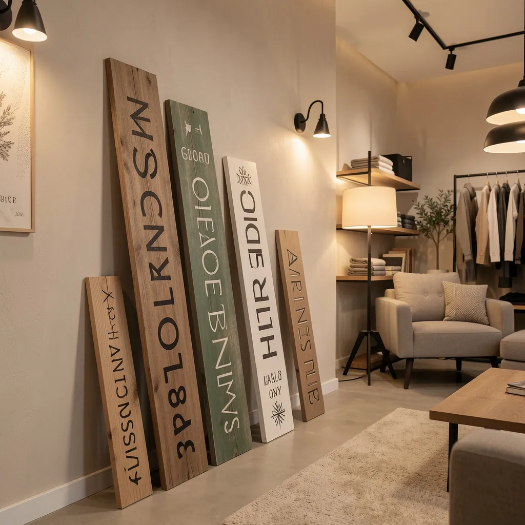 Custom family name sign design options