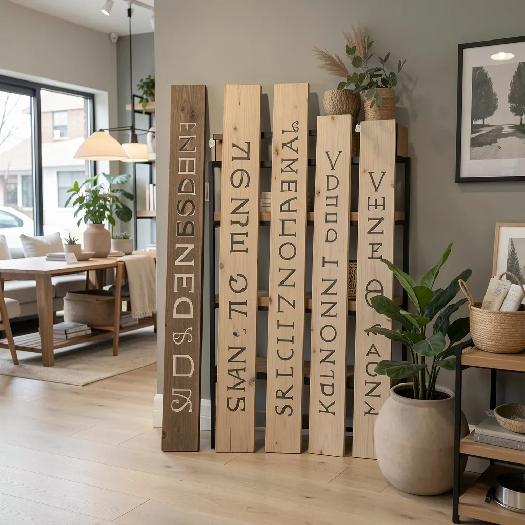 Spring floral porch leaner sign