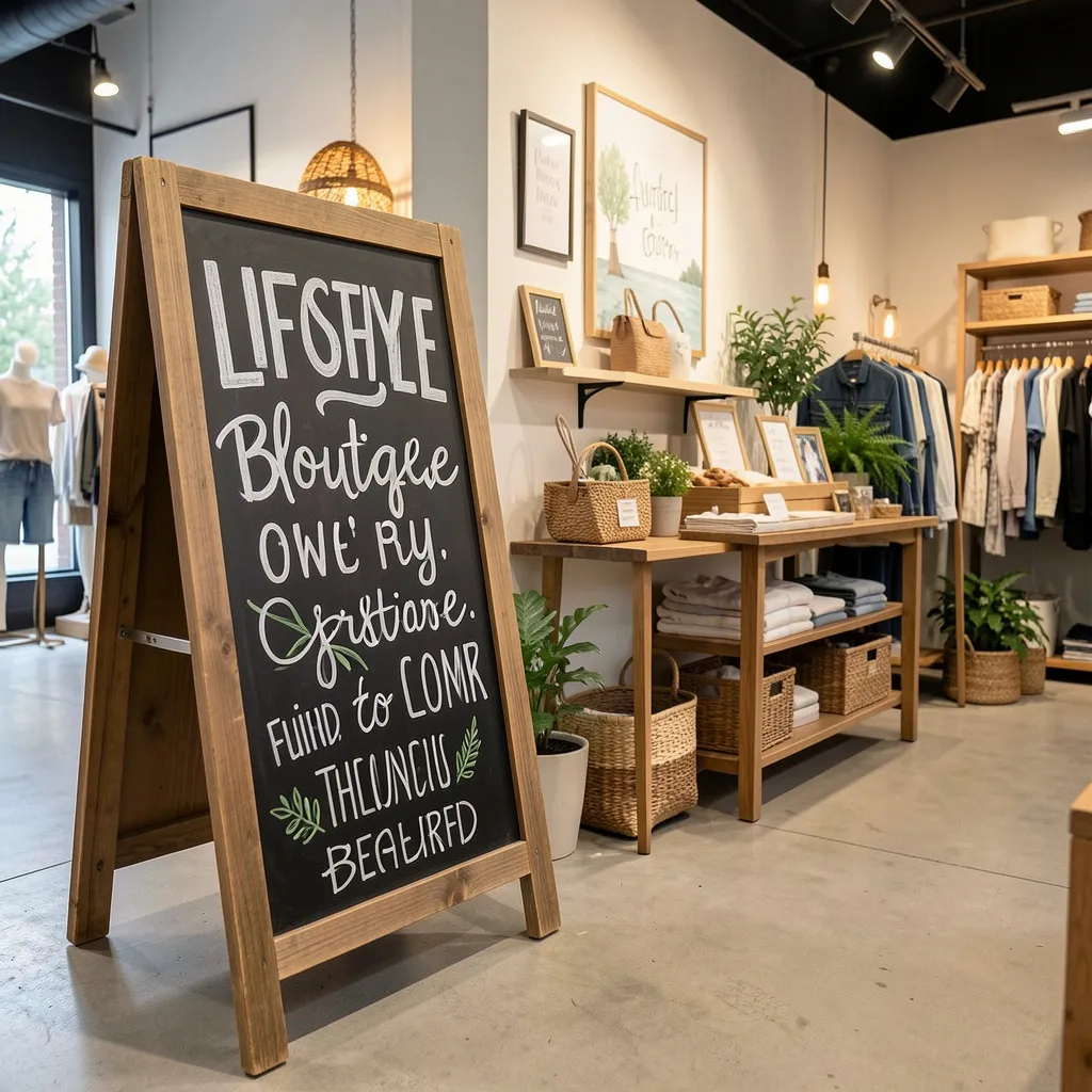 Holiday ribbon and bow sign